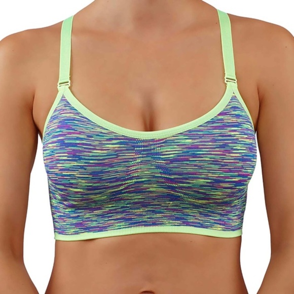 itzon Other - Multi color sports bra adjustabl strap